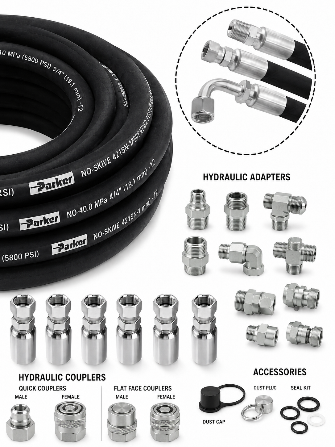 Hydraulic Hoses and Fittings